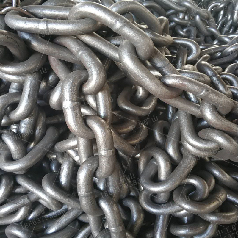 水泥港口用起重圆环链工业煤矿用刮板机链条18X64刮板机链条