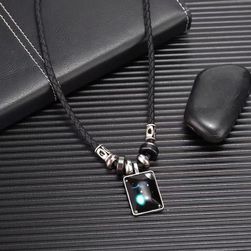 Simple Style Geometric CCB Alloy Glass Unisex Pendant Necklace display picture 14