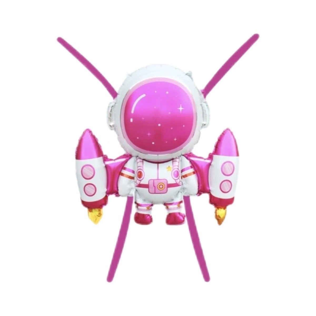 새로운 우주비행사 날개 핑크