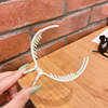 Matte fashionable hairgrip, ponytail, crab pin, hair accessory, universal hairpins to go out, simple and elegant design