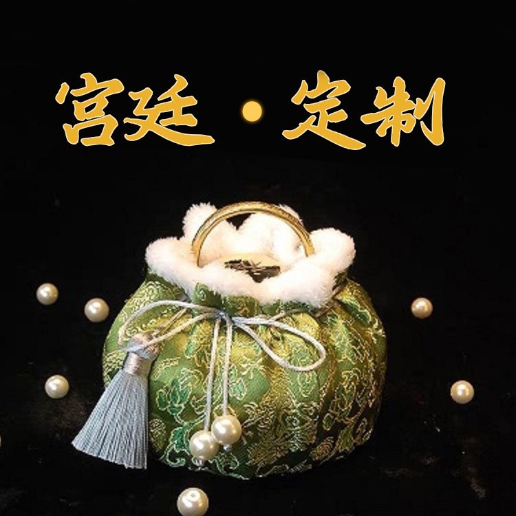 锦贵人纯铜汤婆子复古风注热水袋暖手宝暖炉宫廷汉服新年冬季礼品