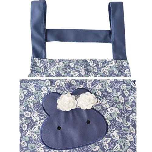 Korean style fashionable bamboo cotton suspender apron for home kitchen cooking women's overalls anti-fouling breathable new style