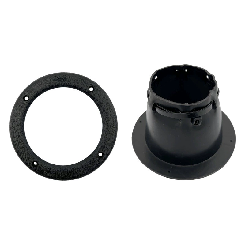 Черная нейлоновая крышка кабеля, внутренний диаметр 2,4 дюйма, открытая крышка кабеля, ПВХ, морская яхта, аксессуары для фурнитуры для автофургонов