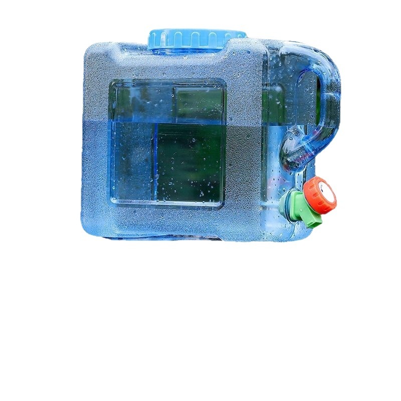 蛇口付き屋外浄水飲料水バケツプラスチック家庭用正方形車載水貯蔵タンクポータブル大型バケツなし|undefined