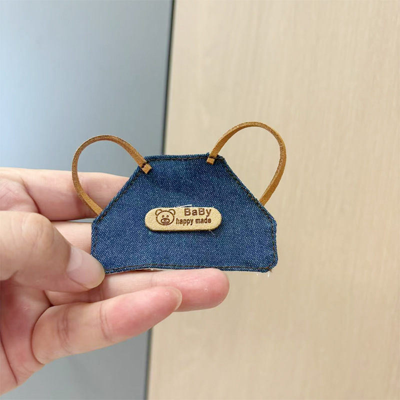 かわいいミニキャンバスバッグぬいぐるみチェック柄バッグウエストハイランド人形ツイストスティック子犬アクセサリーチェック柄スカートベビー服|undefined