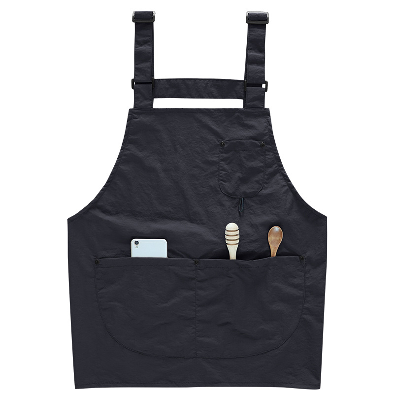 Delantal de poliéster transfronterizo especial de verano cocina casera correa de hombro ajustable ropa de trabajo delantal impermeable al por mayor