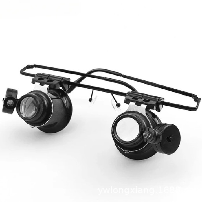 20倍  LED支架式 钟表维修 线路板维修放大镜 NO.9892A-II