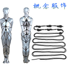 成人用品批发 红色黑色绑手绳衣夫妻另类缠绕SM捆绑调情调教麻绳