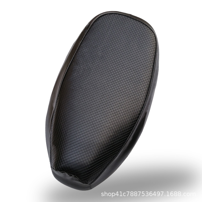 Electric Car Cushion Cover Waterproof Sunscreen Motorcycle Cushion Cover Battery Car Leather Seat Cover Pedal Seat Leather Cover Heat Insulation