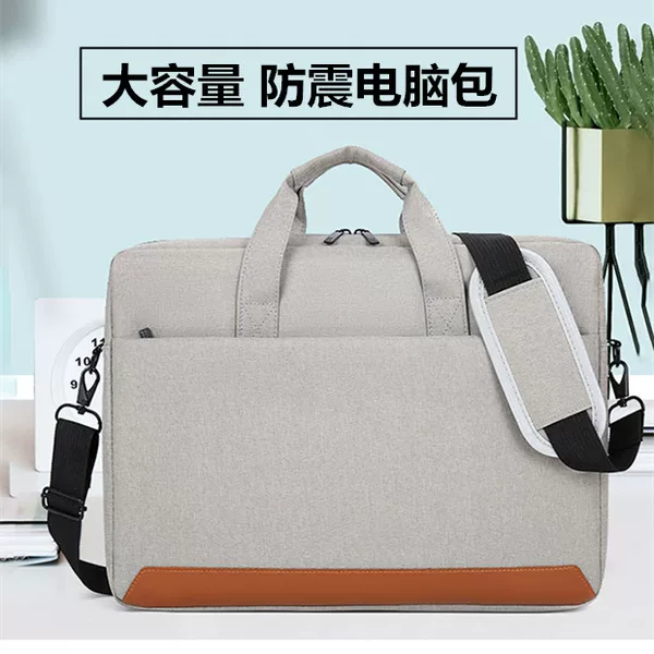 Laptop Bag 15.6inch Large Capacity Handbag Business Crossbody Bag Computer Shockproof