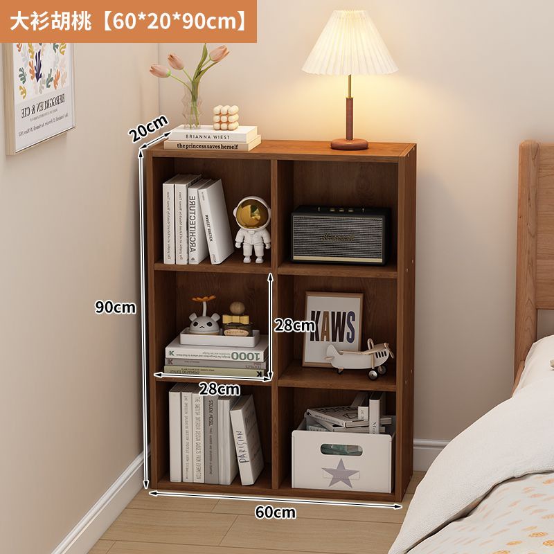 [6그리드-라지 셔츠 월넛] 길이 60cm 깊이 20cm 높이 90cm