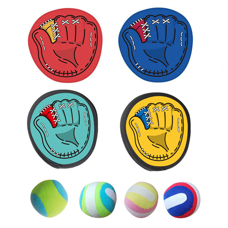 2025 transfronterizos al aire libre lanzamiento de pelota pegada raqueta lanzamiento de pelota juego de entrenamiento de reacción guantes de béisbol mano agarrar pelota