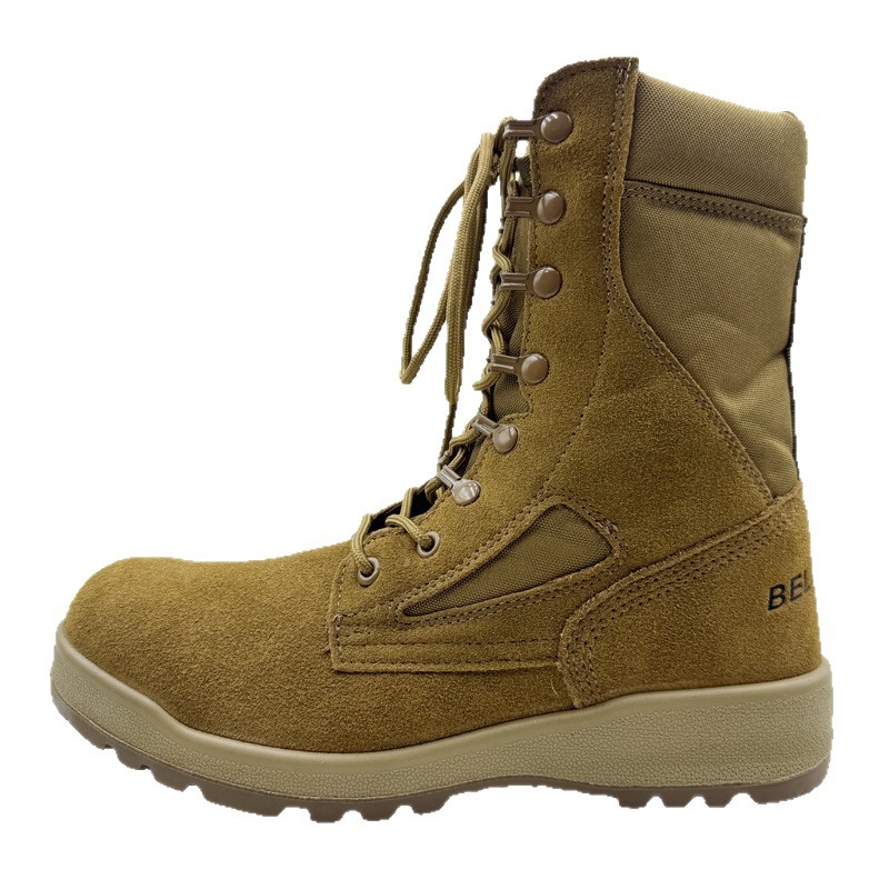 Botas de combate del desierto para hombres, zapatos de montaña antideslizantes y resistentes al desgaste