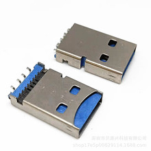 USB 2.0���^+TF���� ����һ���� 4P+8P 90�Ȳ��DIP ǰ����N