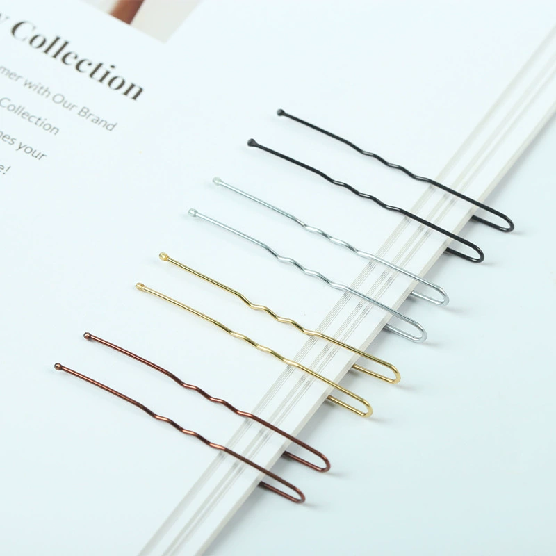 Зажимы для волос в U-образной форме (Hairgrip) 5–10 см, assorted colors, упаковки оптом (20–50 шт)