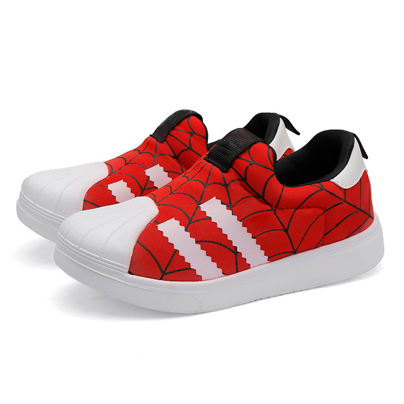 Calzado deportivo para niños, hombres y mujeres, zapatos con cabeza de concha, 2025 primavera y otoño, nuevos zapatos casuales de malla, zapatos al aire libre de suela blanda