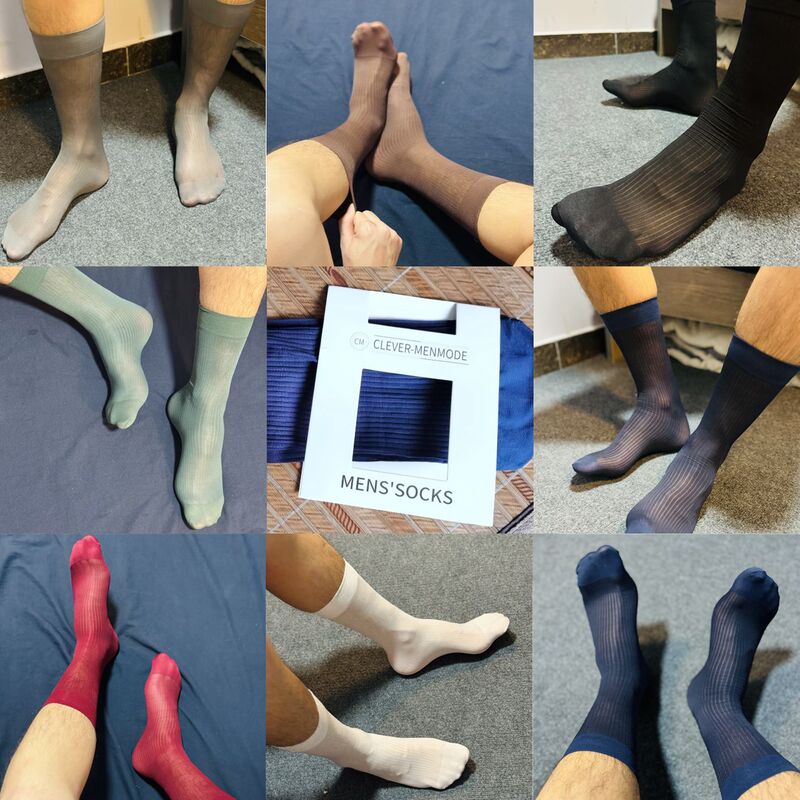 Men's Sexy Striped Stockings Japanese Nylon Straight Suit Gentleman Socks Wide and Thin Vertical Striped Texture Stockings Set Men's Sexy Striped Stockings Japanese Nylon Straight Suit Gentleman Socks Wide and Thin Vertical Striped Texture Stockings Set