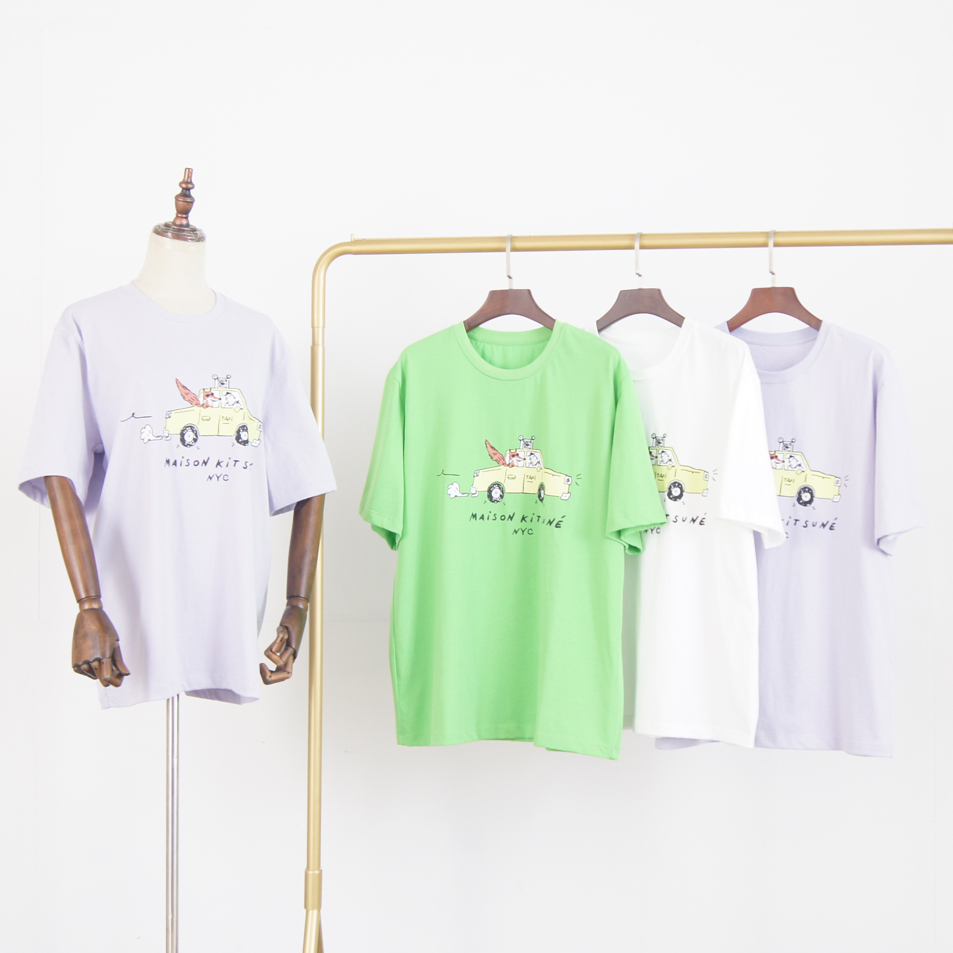 Japan and South Korea Leisure_The Women's T -shirts Leisure Korean…