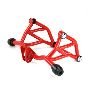 Suitable for Yamaha Gt150 Modified Thickeneded Bumper Guard Jym150-8A Motorcycle Anti-Fall Thickened Guard Bar (Motorcycle bumper) - red-bold-style
