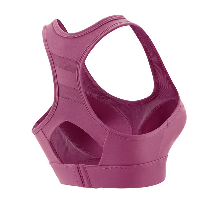 Taza fija transfronteriza, ropa interior deportiva antichoque de alta resistencia, yoga femenino, acondicionamiento físico sin anillo de acero, chaleco deportivo de belleza
