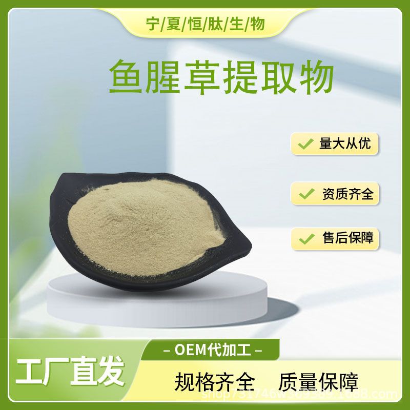 鱼腥草提取物 10:1水溶性臭腥草提取物鱼腥草粉现货包邮 工厂直发