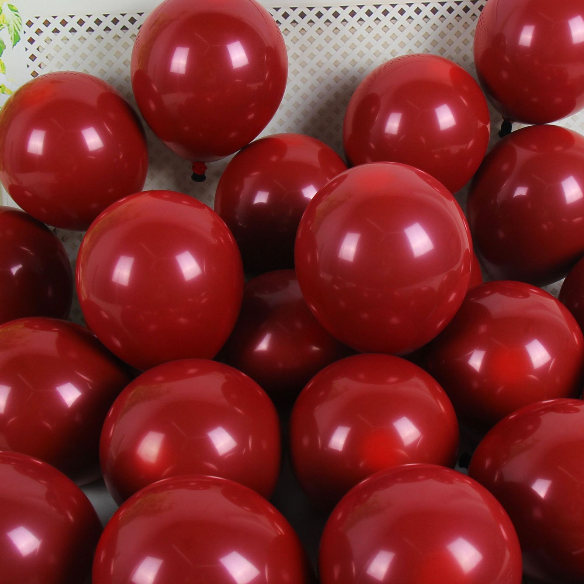 Celebritad en línea boda decoración set de globo de decoración de la marea nacional decoración de la boda del dormitorio de la mujer globo de doble capa globo