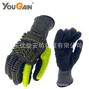 2025 New Outdoor Rock Climbing and Cycling Gloves Anti-Cut Mechanical Rescue Anti-Slip Anti-Collision Anti-Stab Anti-Smash Wear-Resistant Gloves
