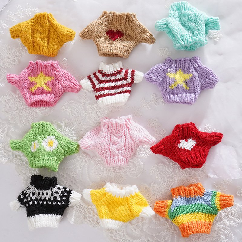 10cmの子供服の卸売りの犬服のアイデアはセーターの人形の部品の綿の子供の服を着ます。|undefined