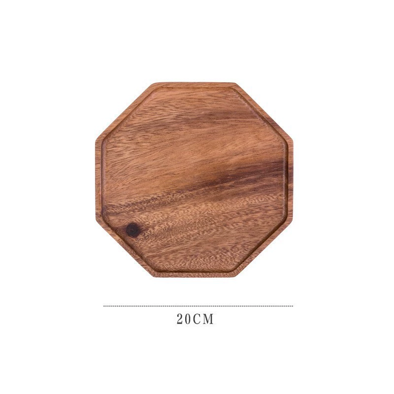 Деревянная доска-ореховый круглый Snack Tray размером 16.5x13.5x2 см, 0.15 кг, современная гостиная хранение блюдо