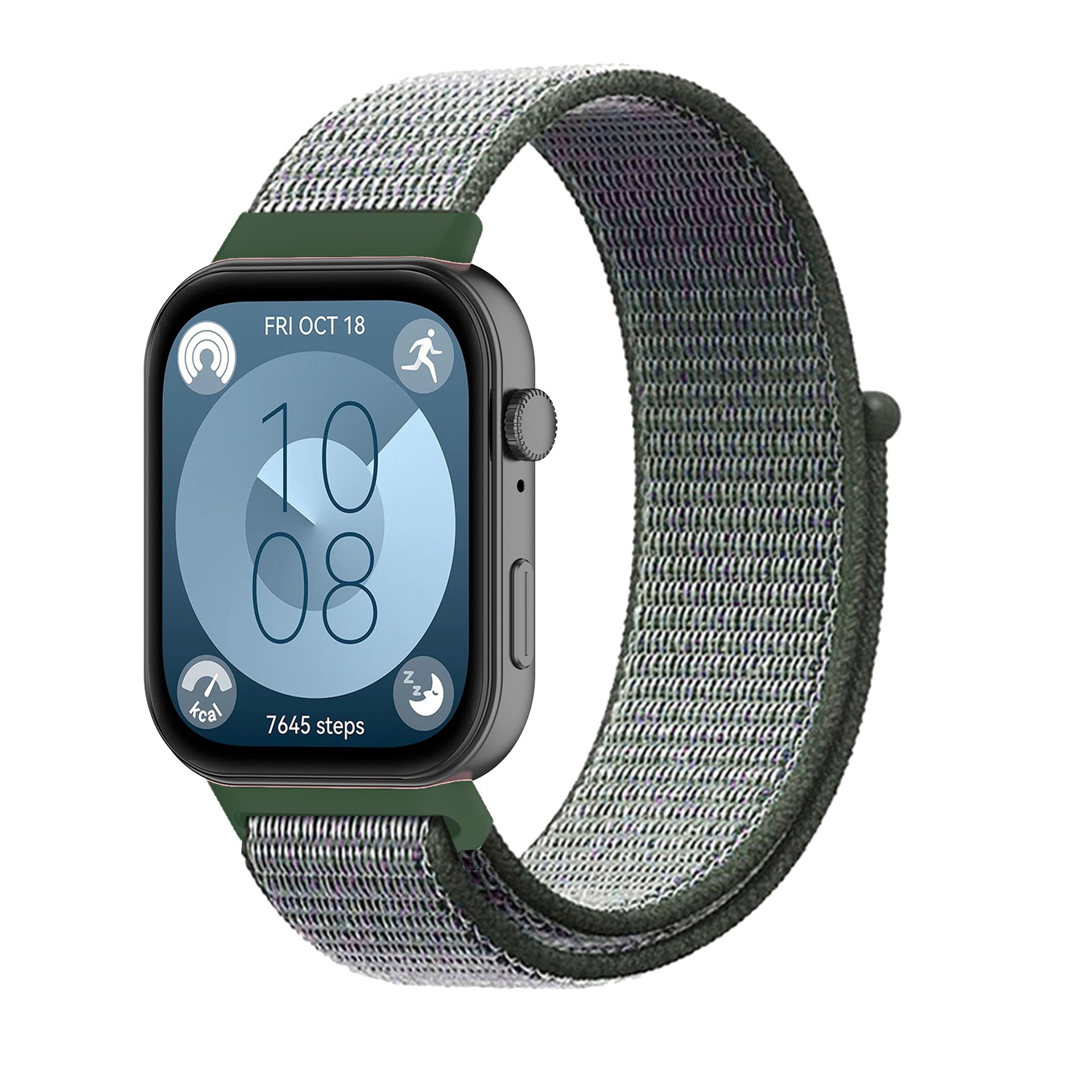 Compatible with Huawei watch Fit 3/4 band Velcro nylon loop band and Huawei Fit4 Pro band undefined