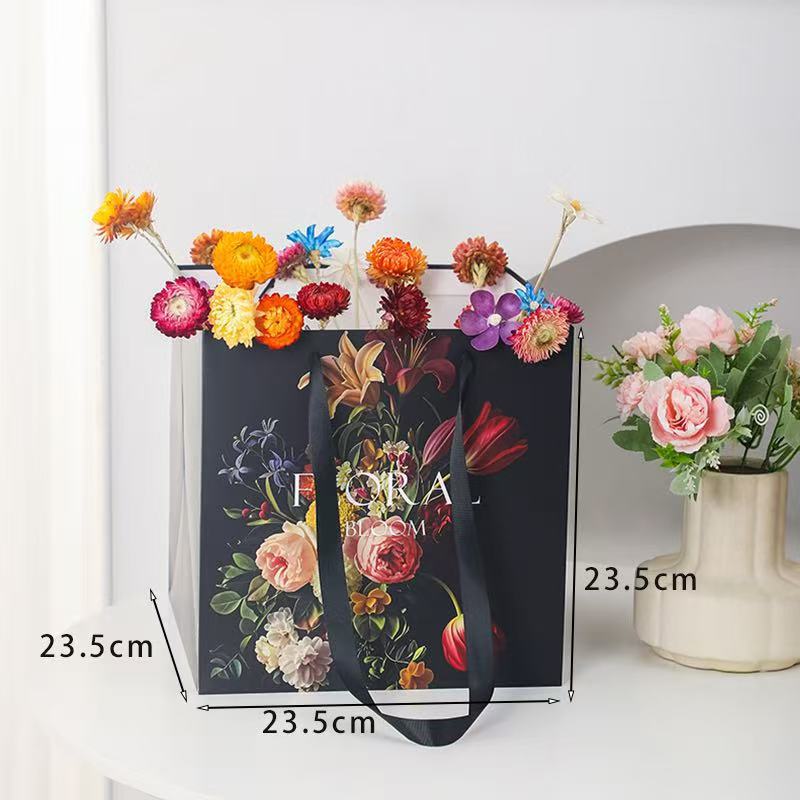 새로운 꽃 광장 작은 사각형 검정; 하나