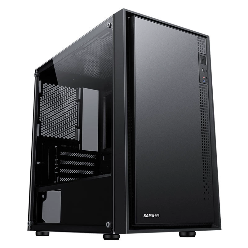Подходит для корпуса Sama (SAMA) Pingtou M2, компьютерный корпус MATX с боковой стеклянной панелью/отделением