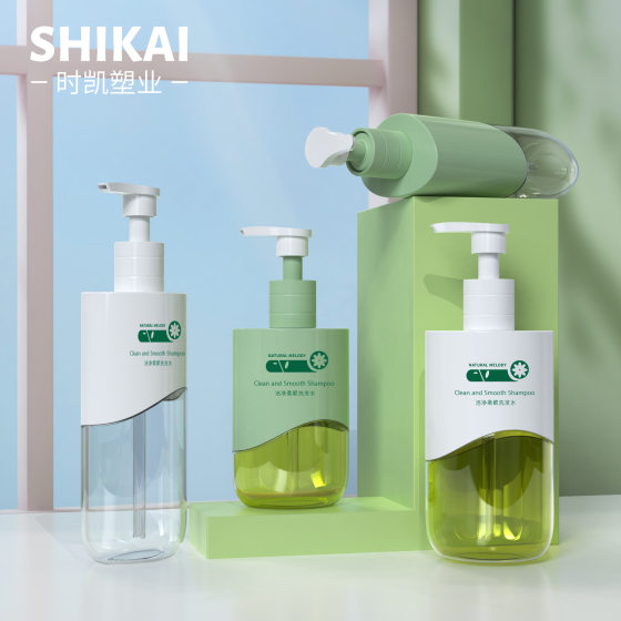 200ml white shoulder transparent push type foam bottle 250ml 300ml lotion bottle shampoo shower gel bottle