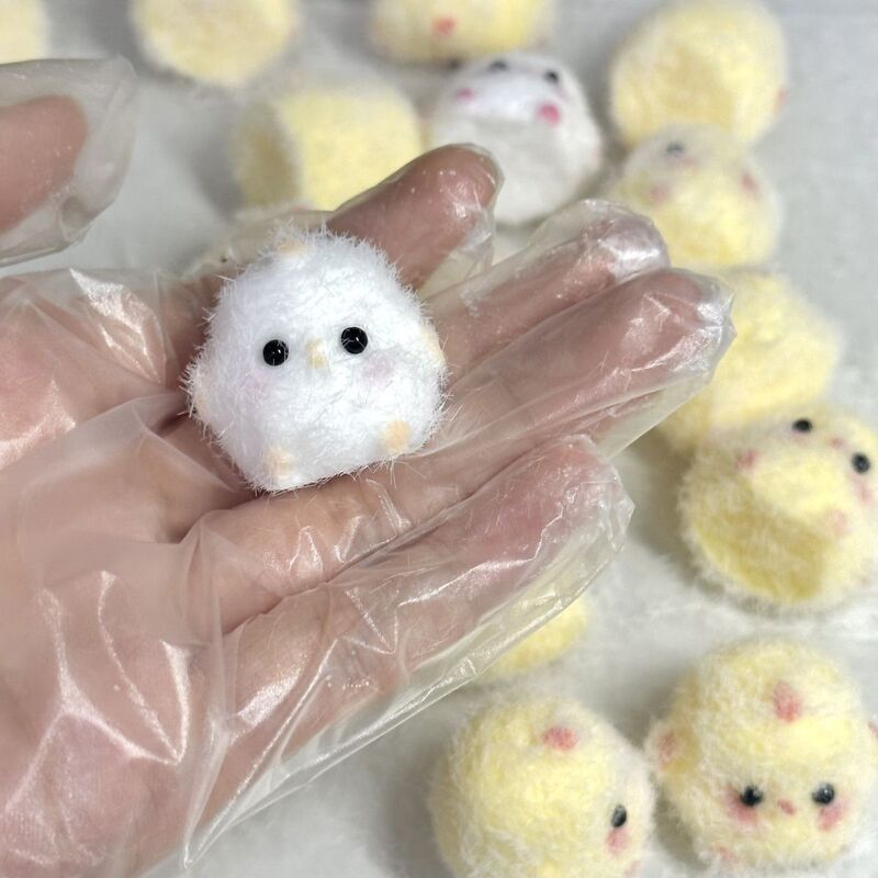 鶏のピンチ減圧おもちゃミニピンチスローリバウンド泥感触シミュレーション動物ボウル鶏の赤ちゃんペンダント|undefined