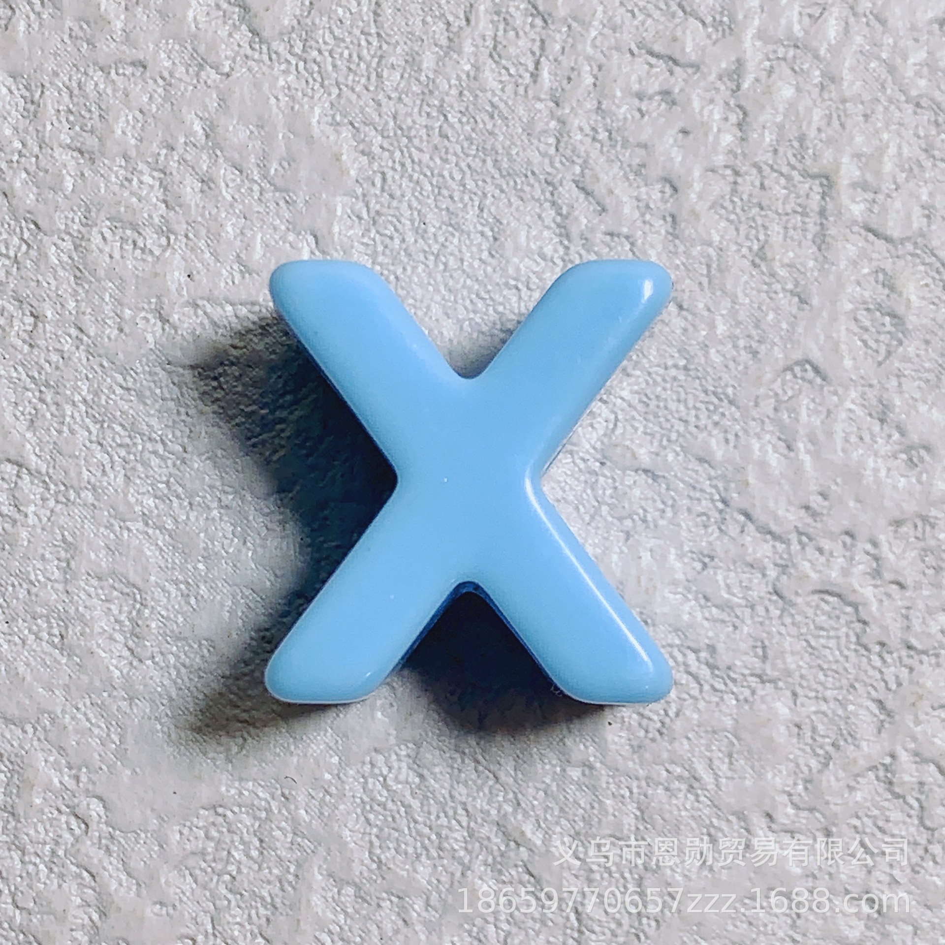 New style: X (light blue)
