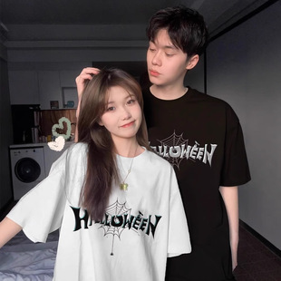 Summer Pure Cotton Short-Sleeved T-Shirt Couple Wear Lazy Style Loose Niche Design Tops for Men and Women Student Trendy Class Uniforms