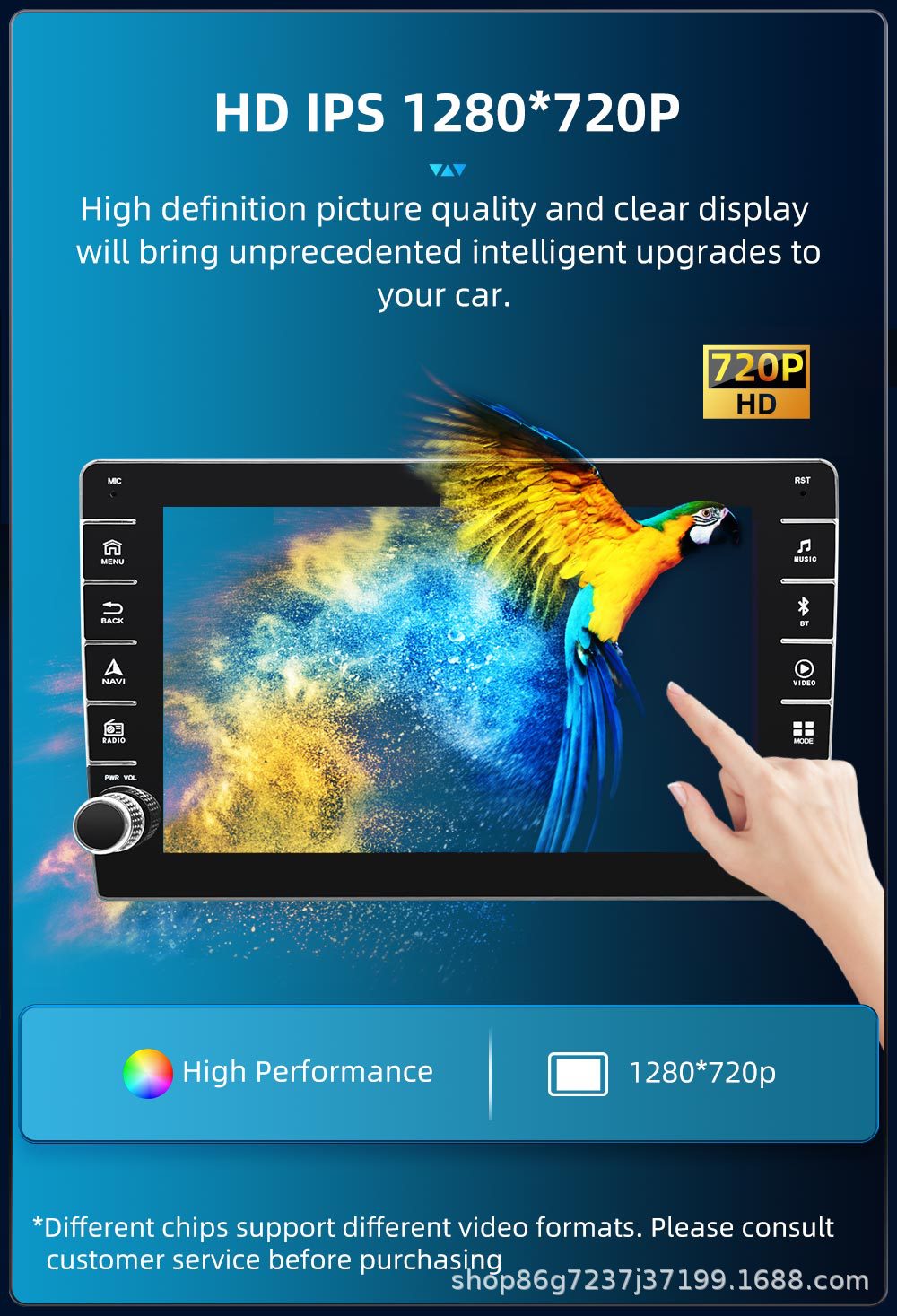 9inch 10inch Android smart car central control large screen navigation supports carplay with versatile frame adapter universal host