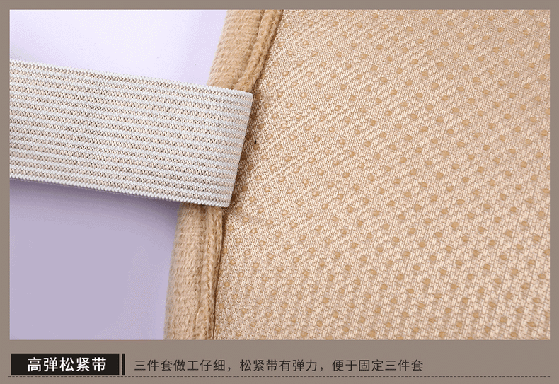 Non-slip warm car seat cushion three-piece set without backrest wool cushion manufacturers
