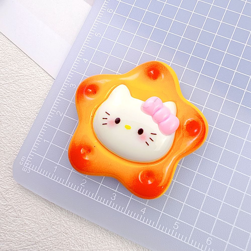 카라멜-대형 K 고양이 쿠키