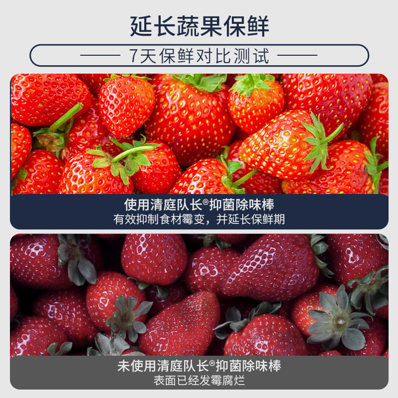 冷蔵庫用消臭剤 家庭用消臭・脱臭・浄化神器 二酸化塩素消臭・鮮度保持棒|undefined