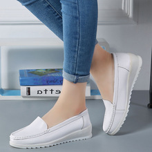 冬季护士鞋女软底白色增高牛筋底防滑防臭透气不累脚秋冬医护鞋