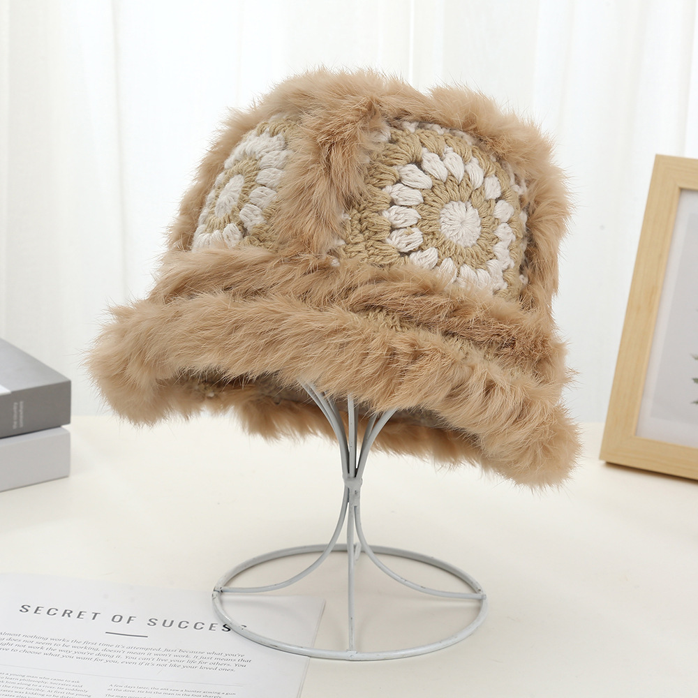 카키색 사자 모자