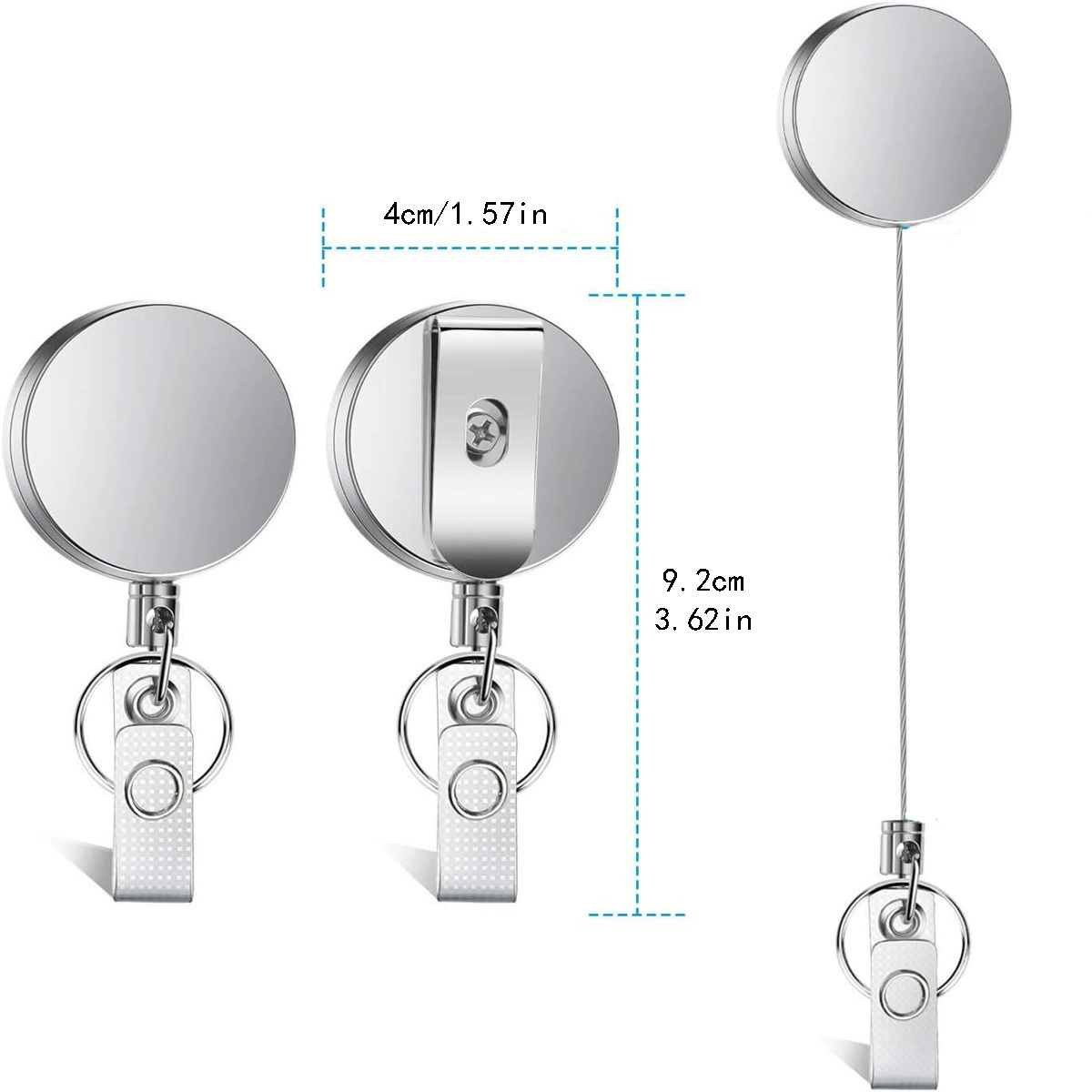 Anneaux ronds pour bijoux et accessoires de mode, fil métallique protecteur en acier, porte-clés, (Physiques)