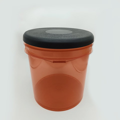 Household plastic bucket car wash transparent storage bucket thickened bath bucket laundry bucket water storage bucket portable bucket wholesale