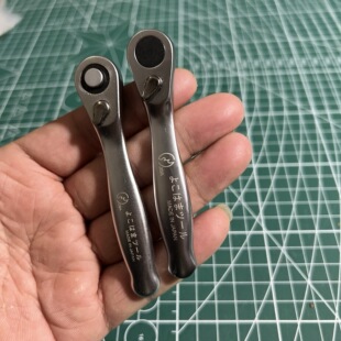 Japan imported 1/4 small fly mini ratchet wrench handle forward and reverse two-way fast mini ratchet screwdriver
