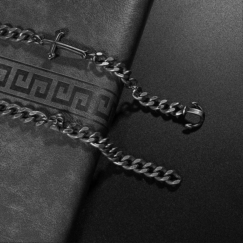 Męska bransoletka cuban link ze stali nierdzewnej wodoodporna_voghion.com