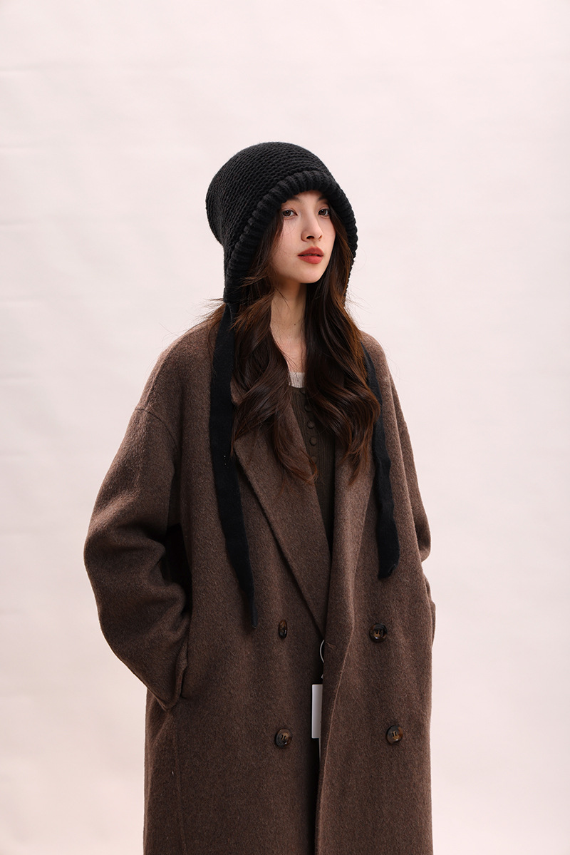 Version coréenne du nouveau bonnet tricoté en peluche pour enfants, protection des oreilles, chaud et polyvalent, couleur mixte, automne et hiver_voghion.com