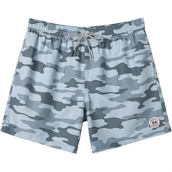 Men's Swim Trunks 5 Inch Swim Shorts Quick Dry Men's Swimwear Beach Shorts Mesh Lined Swim Trunks