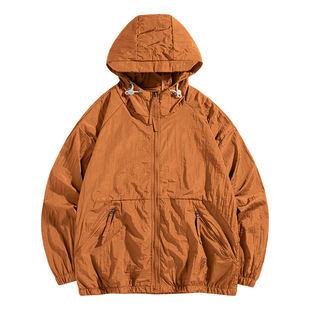 Sun Protection Clothing for Men and Women 2025 Summer Ice Silk Breathable Hooded Skin Clothing Outdoor Mountaineering and Cycling Couple Sun Protection Clothing