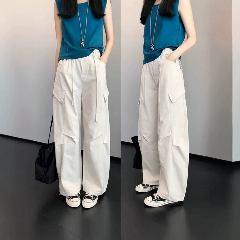 Two-way wear work pants~Comfortable, stylish, slimming, with adjustable cuffs, straight-leg casual work pants for women, new spring/summer long pants 26 Two-way wear work pants~Comfortable, stylish, slimming, with adjustable cuffs, straight-leg casual work pants for women, new spring/summer long pants 26